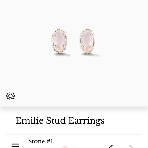 Kendra Scott Jewelry - Kendra Scott Pink Stud Earrings with Faceted Stones